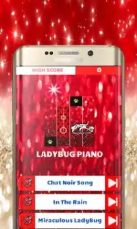 Ladybug & Chat Noir Piano Tiles Screen Shot 0
