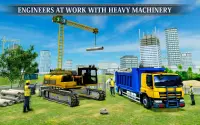 Construction Vehicles Excavator Dumper Truck Sim Screen Shot 1
