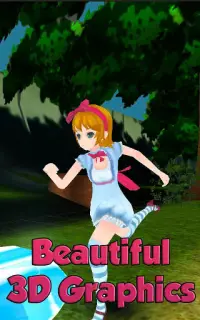 Alice: Anime Girl Runner 3D Screen Shot 2