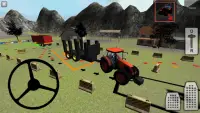 Boerderij 3D: Trekker Parkeren Screen Shot 2