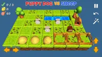 Puppy Dog vs Sheep - Funny Sokoban Game Screen Shot 5