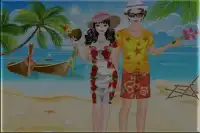 Sunshine Honeymoon Couple Dress Up Game Screen Shot 6