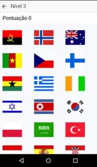 Quiz das Bandeiras Mundiais Screen Shot 0