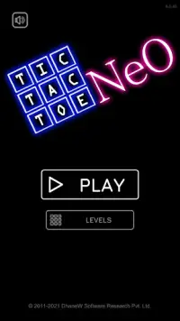 Tic Tac Toe NeO (145 Tahap) Screen Shot 1