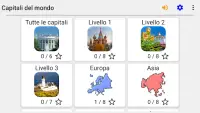 Capitali di tutti gli stati del mondo - Città Quiz Screen Shot 7