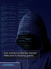 Cyber ​​Hacker Bot: jogo de hack Screen Shot 12