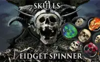 Skulls fidget Spinner Screen Shot 1