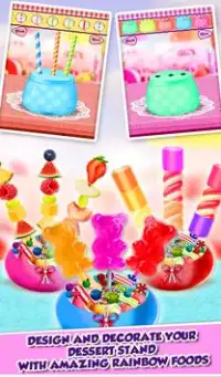 DIY Rainbow candy World - Jelly & Gummy Bear Maker Screen Shot 5