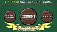 7th Grade Math Learning Games Screen Shot 0