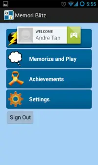 Memori Blitz - Memory Game Screen Shot 0