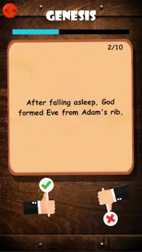 Bible Trivia Questions - Bible Game Screen Shot 1