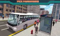 Highway Coach Bus Driving : City Bus Driver 2018🚍 Screen Shot 0