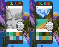 Landscape Pixel Art Coloring By Number Screen Shot 0