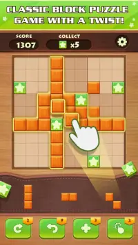 Tetra Wood Block Mania - Puzzle Game Free! Screen Shot 1