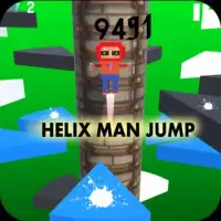 Spiral Man Helix Jump 3D Screen Shot 7