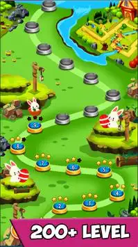 Bubble Shooter Bunny Pop: Bubble Shooter Games Screen Shot 1