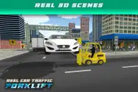 Real Car Traffic Forklift Sim Screen Shot 2