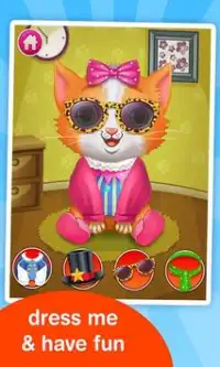 My Kitty Meow Love - Cute Fluffy Cat Friend Screen Shot 1