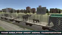 غضب الحيوانات النقل قطار Screen Shot 9