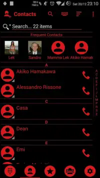 Theme for Drupe and RocketDial and ExDialer BRed Screen Shot 3