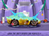 Kids Sports Car Wash Cleaning Garage Screen Shot 2