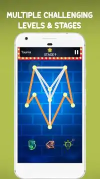 ONE LINE GLOW - Stroke Puzzle Game Screen Shot 3