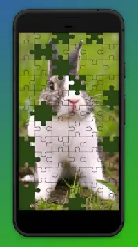 Rabbit Jigsaw Puzzles - Animal Jigsaws Screen Shot 2