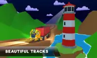 Uphill Blocky Truck Simulator 2018 Screen Shot 1