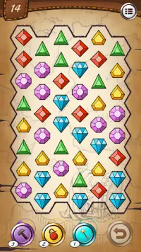 Jewels and gems - match jewels puzzle Screen Shot 19