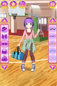 Anime Okul Giysi Giydirme Screen Shot 2