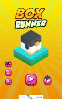 Cute bird boxy run game - Box Runnner game Screen Shot 9