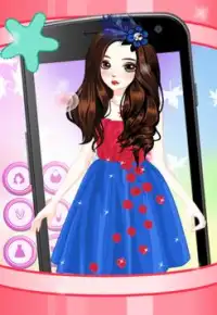 Rose Fairy Girls Dress Up Screen Shot 0