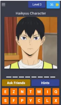 Haikyuu Quiz Screen Shot 3