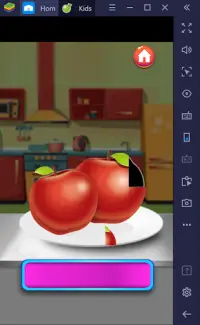 Kids Fruits Puzzle Game Screen Shot 1