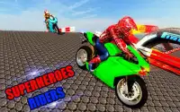 Fast Superhero Bike Stunt Racing Screen Shot 0