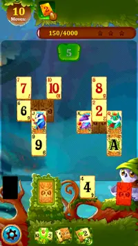 solitaire အိပ်မက်သစ်တော: တစ်ကဒ်ဂိမ်းပဟေဠိ Screen Shot 1