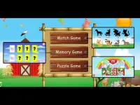 Animal Match, Memory, Puzzle Game for kids Screen Shot 0