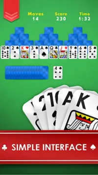 Tripeaks - Free Classic Casino Card Game Screen Shot 1