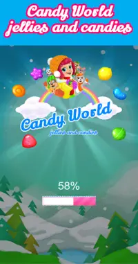 Candy World jellies and candies Screen Shot 0