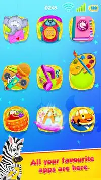 Kids Mobile Phone - Baby Game Screen Shot 2