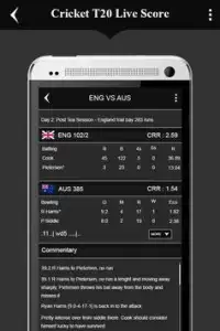 Cricket T20 WorldCup LiveScore Screen Shot 0