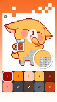 Pixel Coloring - Color By Number Screen Shot 3