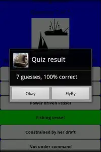 Navigation Rules Quiz Screen Shot 3