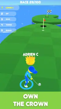 Golf Race - World Tournament Screen Shot 1