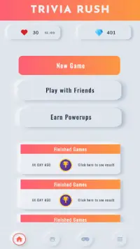 Trivia Rush - Multiplayer Free Game ! Screen Shot 0