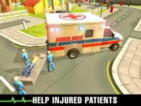 911 Ambulance Emergency Rescue: Ambulans Kota Sim Screen Shot 6