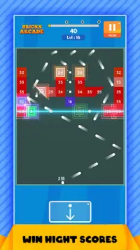 Bricks Arcade: Breaking Ballz Screen Shot 3