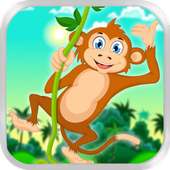 Safari Monkey Run 2 : Surfers Endless Run Games