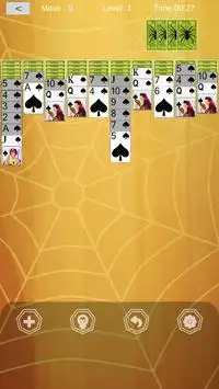 Spider Solitaire Screen Shot 2