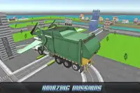 Flying Garbage Truck Driving Screen Shot 5
